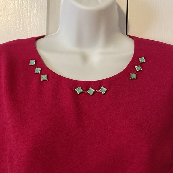 Fuschia Dress size 4 by CeCe - Picture 3 of 7